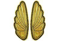 Аксессуары для кед крылья Rodeo Gold Foil Mini Wings Clip 15003 золотые