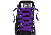 Шнурки converse (конверс) Low-Top Replacement фиолетовые 114 см (на 12-14 отверстий)