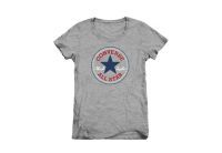 Женская футболка Converse (конверс) 12016C035 серая