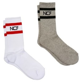 Носки спортивные NCF ORB4, 2 пары серые/белые