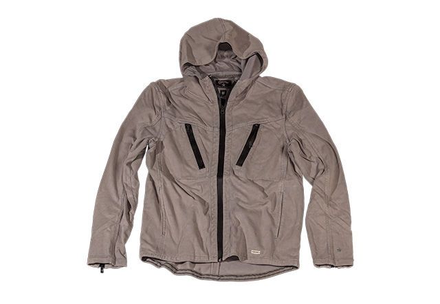 Куртка мужская converse (конверс) BMK FULL ZIP TECH HOODIE серая