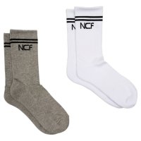 Носки спортивные NCF ORB3, 2 пары серые/белые