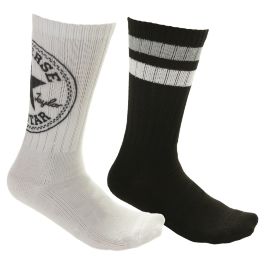 Носки мужские Converse Men’S Fashion Crew 360 Chuck Patch 39/42, (2 пары) E744A2010 высокие