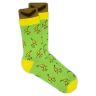 Носки мужские Booomerangs Банан N008 (40-45) хлопковые зеленые
