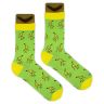 Носки мужские Booomerangs Банан N008 (40-45) хлопковые зеленые