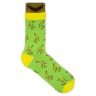 Носки мужские Booomerangs Банан N008 (40-45) хлопковые зеленые