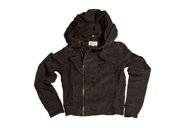 Женская куртка converse (конверс) LWK NEW ALLEN ST HOODIE графитовая
