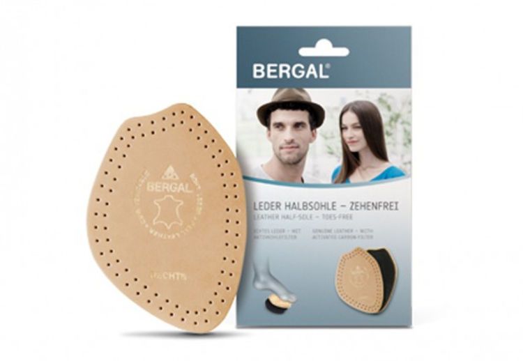 Стельки Bergal Leder Halbsohle 82016