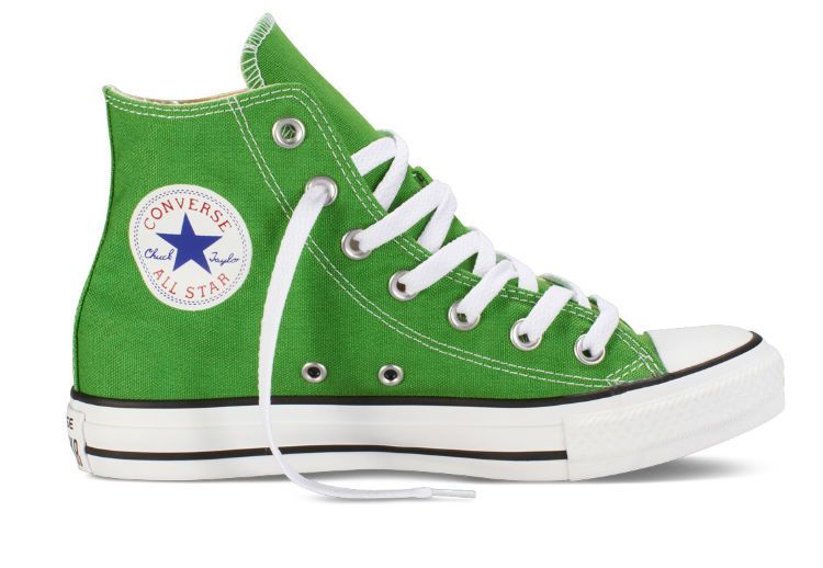 Кеды Converse (конверс) Chuck Taylor All Star 142369 ярко-зеленые