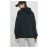 Толстовка женская Converse Strip Wordmark Oversized Fleece Hoodie 10024372001 с капюшоном черная