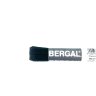 Шнурки Bergal плоские широкие 100 см. черные