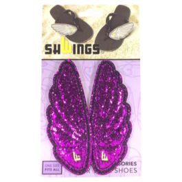 Аксессуары для кед крылья Rodeo Fushia Sparkle Mini Wings Clip 15002 фиолетовые