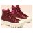 Кеды женские Converse Chuck Taylor All Star Lugged Winter 565007 высокие кожаные красные