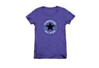 Женская футболка Converse (конверс) AWT CORE CP SIG CREW TEE 06930C524 фиолетовая