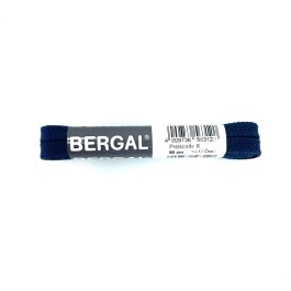 Шнурки Bergal 8563662 плоские широкие 90 см. синие