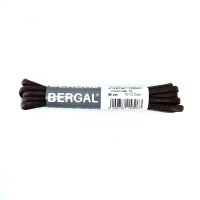 Шнурки Bergal 8153696 круглые вощенные, толстые 90 см. коричневые