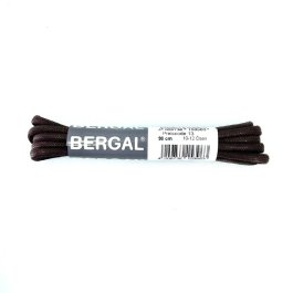 Шнурки Bergal 8153696 круглые вощенные, толстые 90 см. коричневые