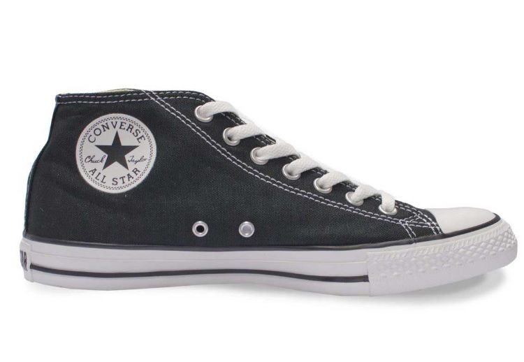 Кеды Converse (конверс) Chuck Taylor All Star Mid 122067 черные