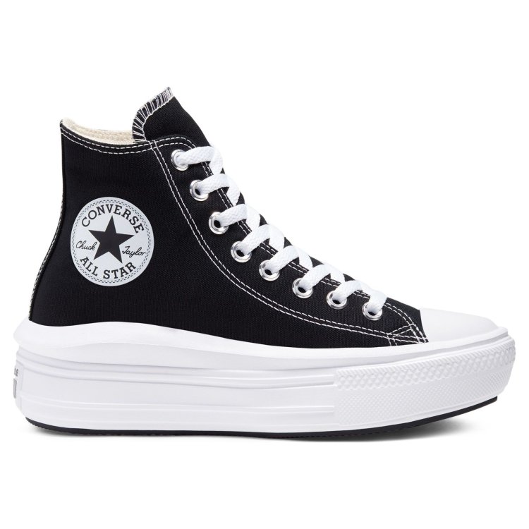 Кеды женские Converse Chuck Taylor All Star Move 568497 высокие черные ...