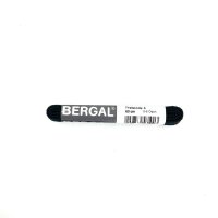 Шнурки Bergal 8561000 плоские широкие 60 см. черные
