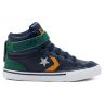 Кеды Converse Big Kids Twill Twist Pro Blaze Strap High Top 668422 кожаные синие