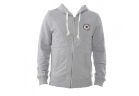 Толстовка мужская converse (конверс) AMK CORE FT FZ CP HOODY серая