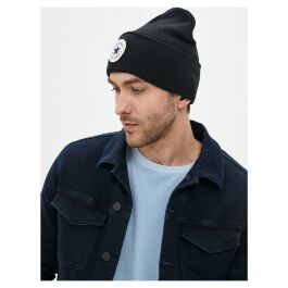 Шапка унисекс Converse Chuck Patch Beanie Black 10022137001 черная