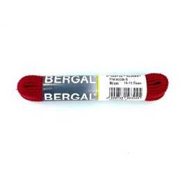 Шнурки Bergal 8563120 плоские широкие 90 см. красные