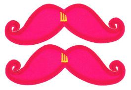 Аксессуары для кед крылья усы Mulholland Pink Neon Clip 70101 розовые
