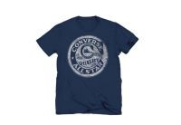 Мужская футболка converse (конверс) AMT CONVERSE OLD SCHOOL PKT TEE 10386C410 синяя