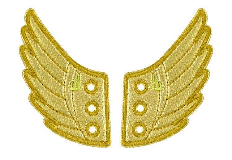 Аксессуары для кед крылья LACE Shwings Windsor 10101 золотые