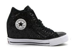 Кеды Converse CT AS Mid Lux Glitter 553138 черные