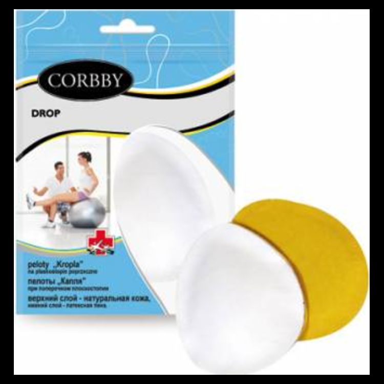 Пелоты Corbby Из Натуральной Кожи Ортопедическая Линия Drop Corb1193 Размер 41/43