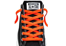 Шнурки converse (конверс) Low-Top Replacement неон оранжевые 137 см