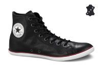 Кожаные кеды Converse (конверс) Chuck Taylor All Star Slim 125588 черные