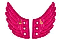 Аксессуары для кед крылья LACE Shwings MORENO 10402 розовые