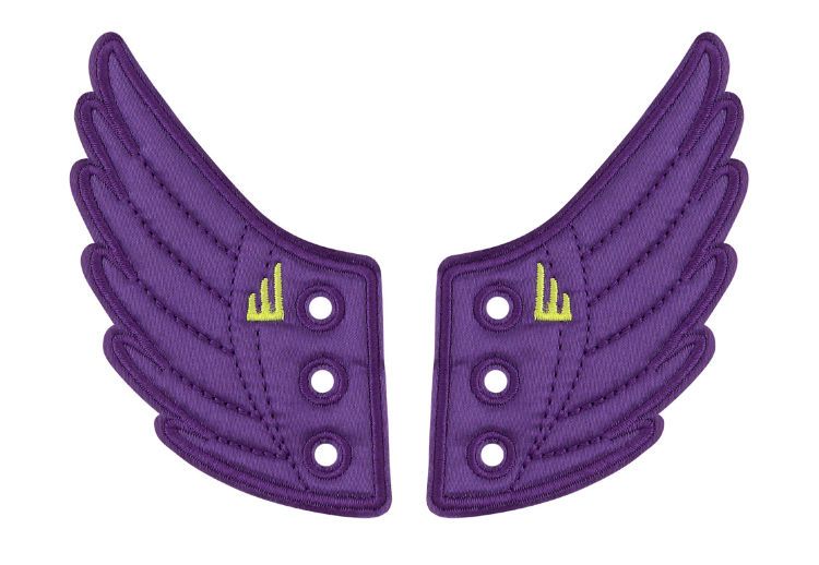 Аксессуары для кед крылья LACE Shwings WINDSOR 10103 фиолетовые