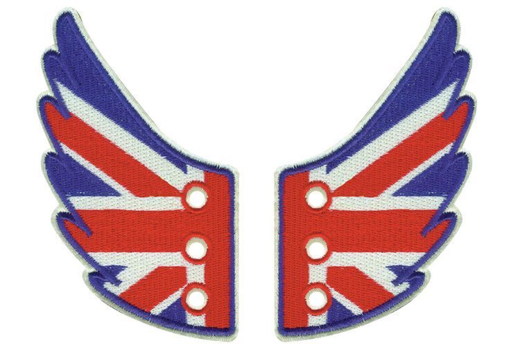 Аксессуары для кед крылья U.K. Flag Lace 11001 синие