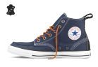 Кожаные кеды Converse (конверс) Chuck Taylor Classic Boot 125646 синие