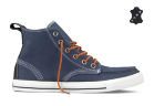 Кожаные кеды Converse (конверс) Chuck Taylor Classic Boot 125646 синие