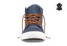 Кожаные кеды Converse (конверс) Chuck Taylor Classic Boot 125646 синие