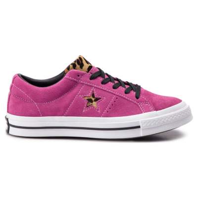 Converse leopard one store star