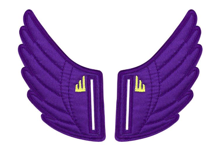 Аксессуары для кед крылья LACE Shwings WINDSOR 20103 фиолетовые