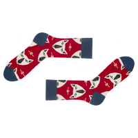 Носки Sammy Icon Wapi (40-46) с рисунком красные