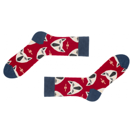 Носки Sammy Icon Wapi (40-46) с рисунком красные