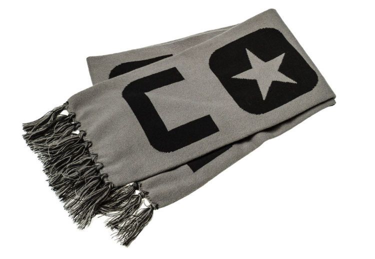 Шарф Converse KNIT STADIUM SCARF 562377 серый