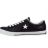 Кожаные кроссовки Converse (конверс) One Star 113581 черные/белые