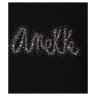 Футболка женская Anekke 38281-207 черная с принтом