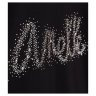 Футболка женская Anekke 38281-207 черная с принтом