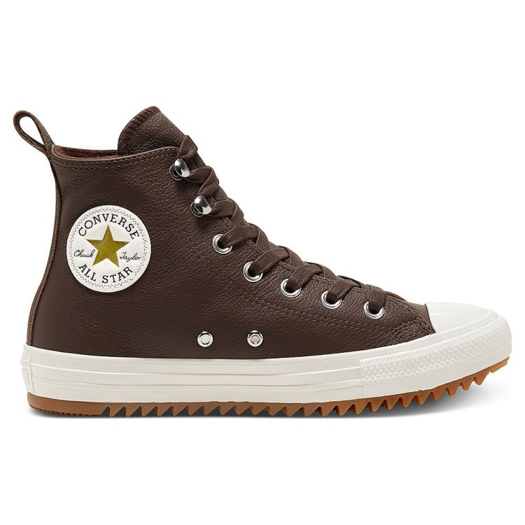 Кеды женские Converse Leather And Warmth Chuck Taylor All Star Hiker High Top 568812 кожаные коричневые